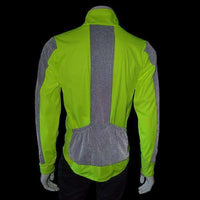 Denver Men's Reflective Softshell Jacket in Flo Lime/Graphite