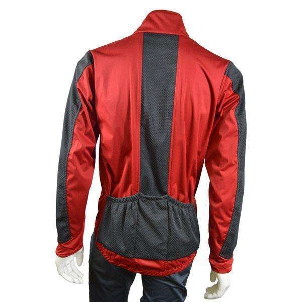 Denver Men's Softshell Jacket in Graphite/Red