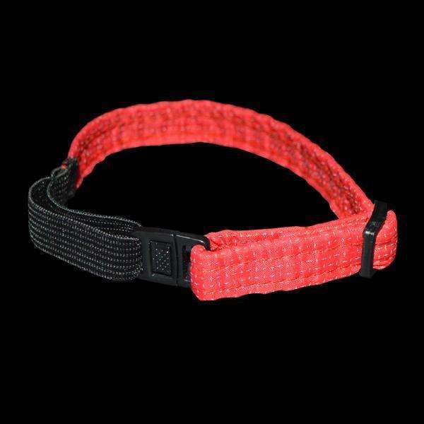 Glow Cat Adjustable Reflective Cat Collar in Red