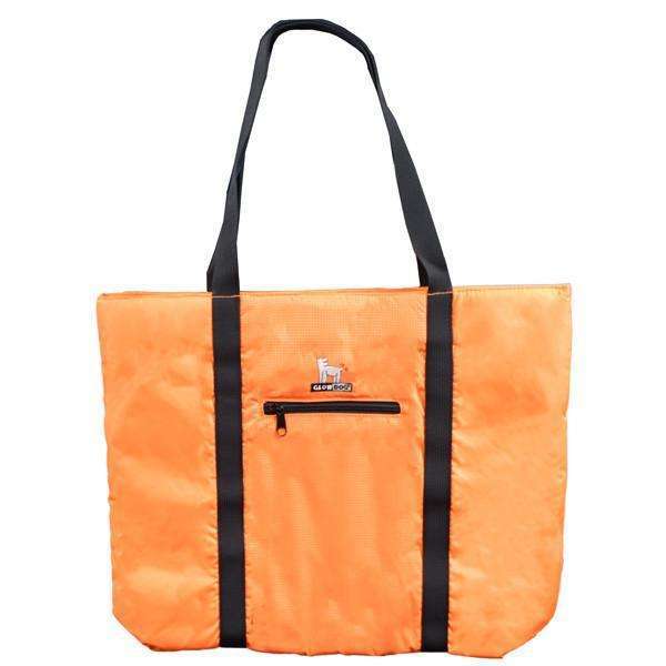 GlowDog Large Reflective Tote Bag in Safety Orange