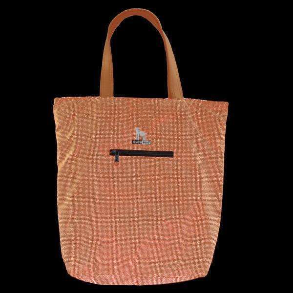 GlowDog Small Reflective Tote Bag in Safety Orange