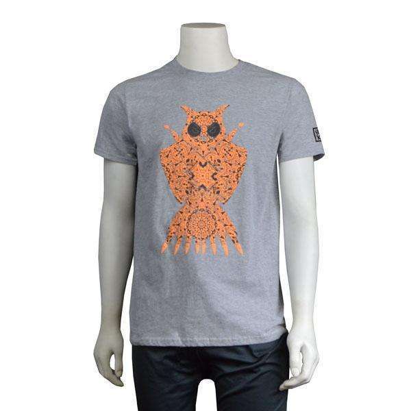 FINAL SALE: Graphic Tees! Reflective Owl on Grey