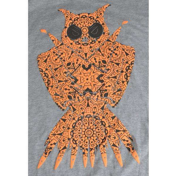 FINAL SALE: Graphic Tees! Reflective Owl on Grey