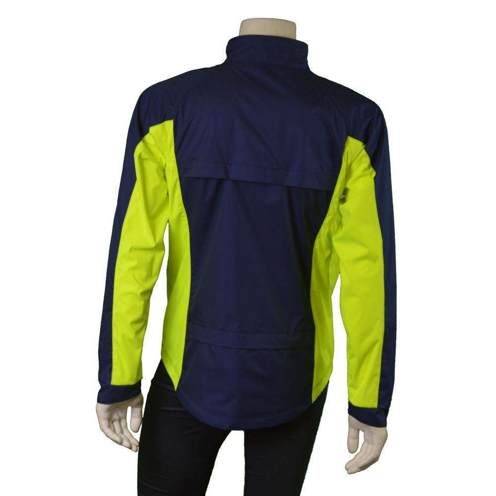 Final Sale: Hartford II Reflective Men's Jacket in Navy/Flo Lime