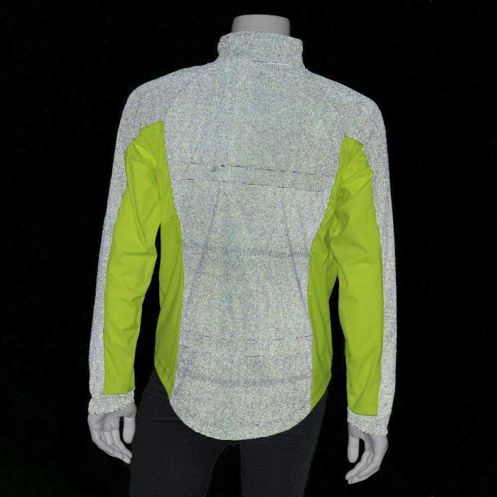 Final Sale: Hartford II Reflective Men's Jacket in Navy/Flo Lime