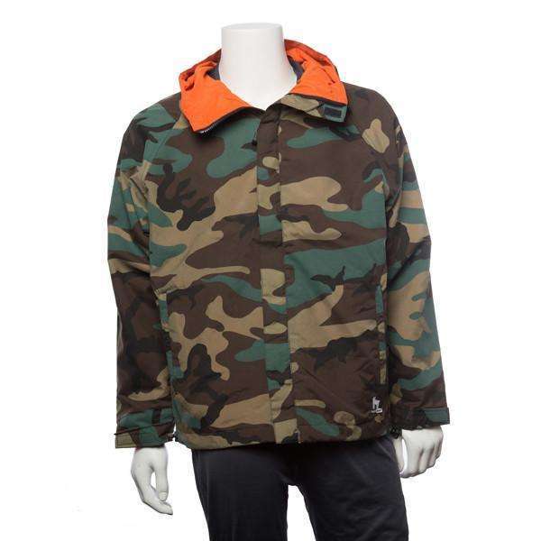 Hooded REVERSIBLE Unisex Reflective Jacket in Camouflage