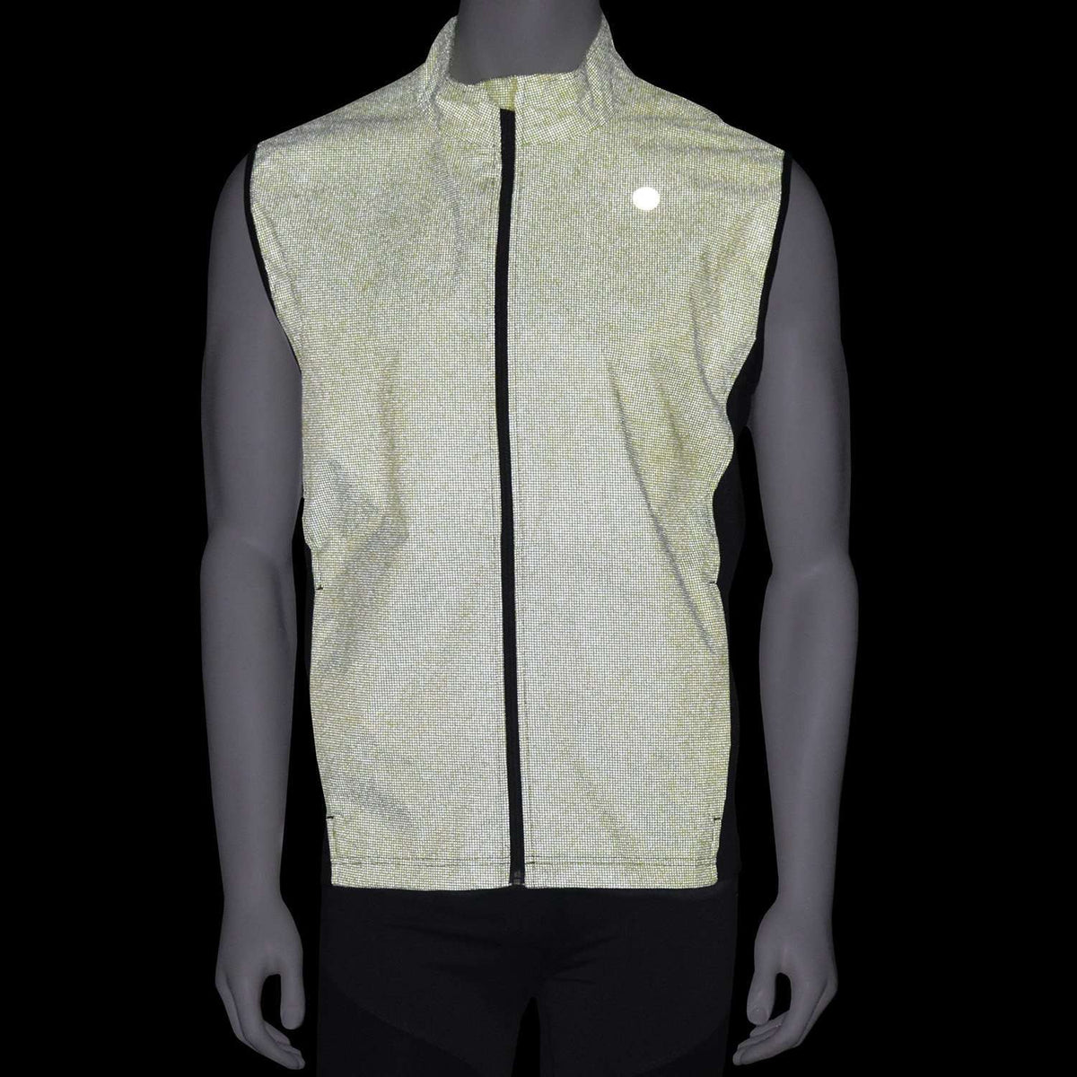 Men's Newport Packable Reflective Vest in Flo Lime