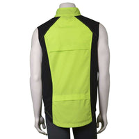 FINAL SALE: Men's Reflective Chicago Vest in Flo Lime / Black