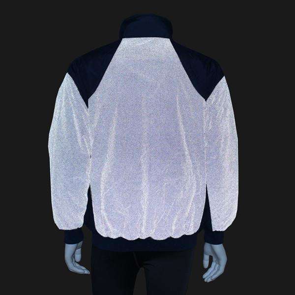Reflective Mens' Fleece Lined Camouflage Jacket by illumiNITE SM