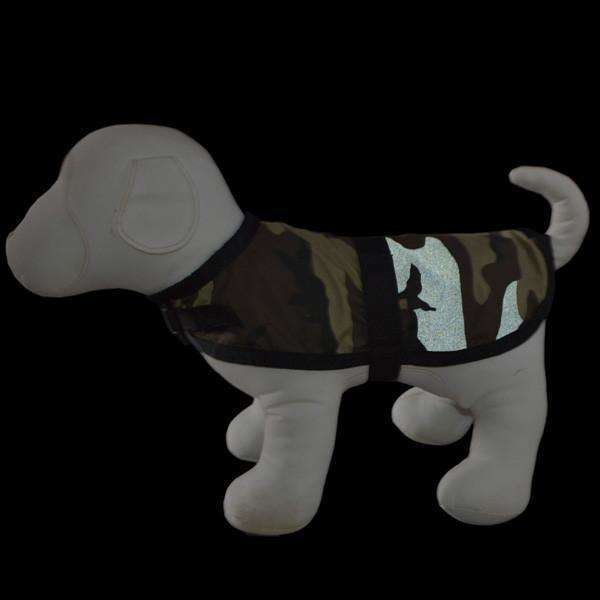 Reflective Dog Jacket in Camo