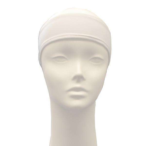 REVERSIBLE! Reflective Stretch Eclipse Headband in White/Graphite