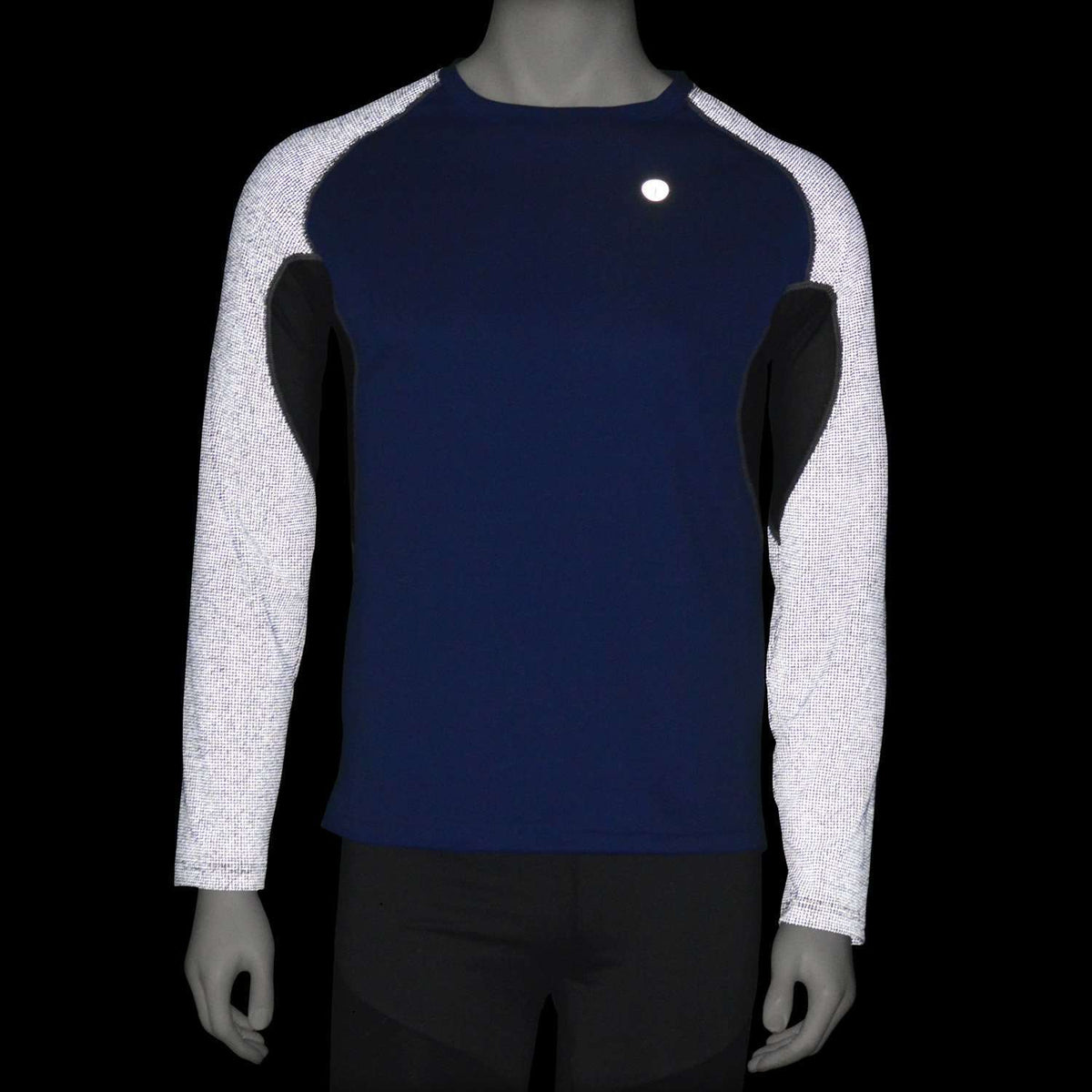 Sentinel Men's Long Sleeve Reflective Shirt in Cobalt/Black
