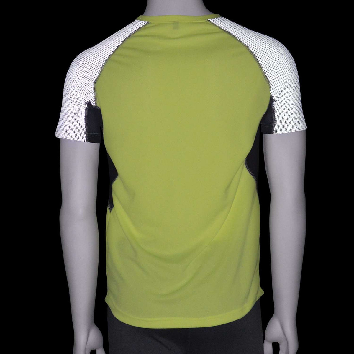 Sentinel Reflective Men's Short Sleeve Shirt in Flo Lime/Black