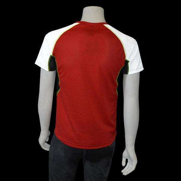 Sentinel Reflective Men's Short Sleeve Shirt in Red/White