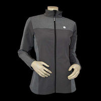 Tahoe Women's Performance Softshell Fleece Reflective Jacket in Graphite