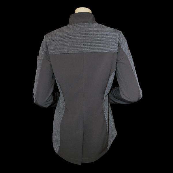 Tahoe Women's Performance Softshell Fleece Reflective Jacket in Graphite