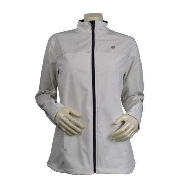 Tahoe Women's Performance Softshell Fleece Reflective Jacket in White