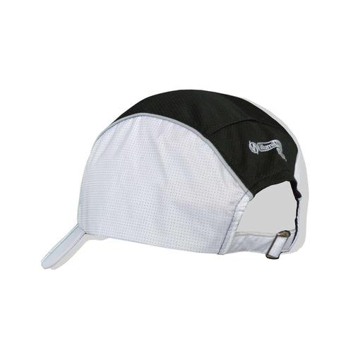 illumiNITE Unisex 10K Mesh Reflective Running Hat in White