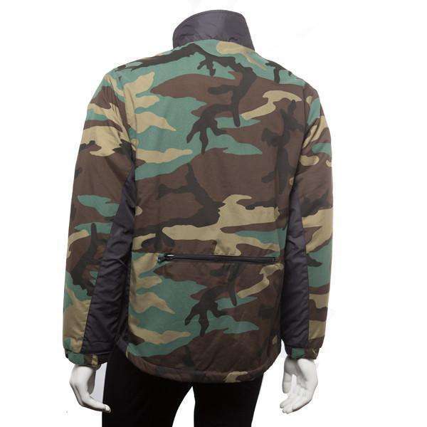 Unisex Reflective Fleece Lined Camouflage Jacket