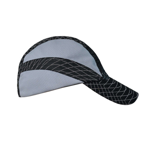 Unisex Reflective Vista Cap in Black Swirl | illumiNITE display picture 2