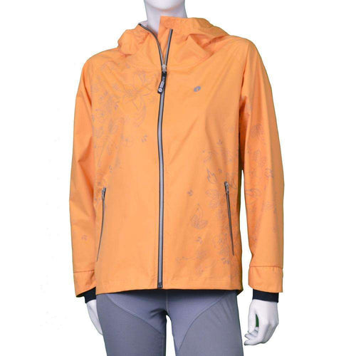 LEWKIN Knit Hooded Two Way Zipper Jacket Unisex CO27 - Orange S/M