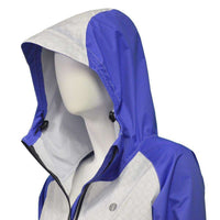 Waterproof Reflective Women's Colorado Jacket in Periwinkle/White