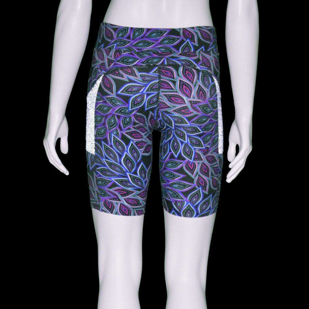 Women's Jammer Mid-length Reflective Running Short – illumiNITE Women's Jammer Mid-length Reflective Running Short – illumiNITE