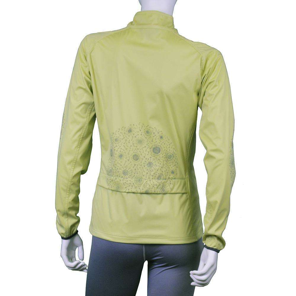Women's Softshell Reflective Dandelion Jacket in Honeydew